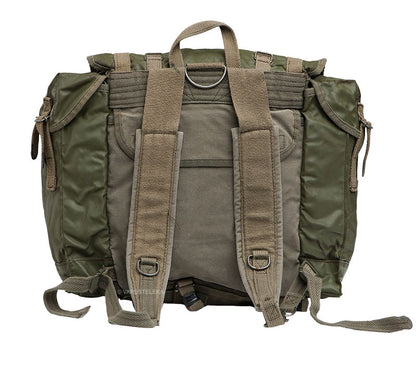 Vintage 1980s French army F2 waterproof backpack bag rucksack day pack alice shoulder satchel military vinyl (Copy)