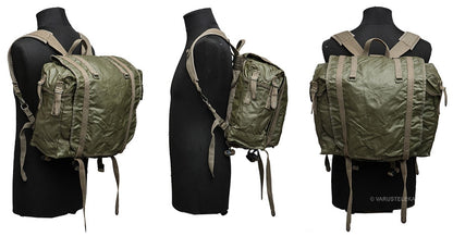 Vintage 1980s French army F2 waterproof backpack bag rucksack day pack alice shoulder satchel military vinyl (Copy)