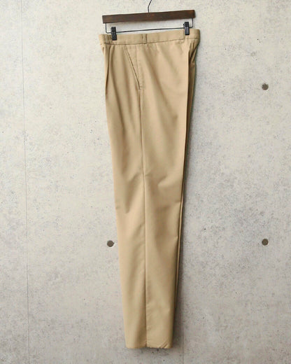 New Vintage 1980s French army beige chinos trousers pants military cream sand