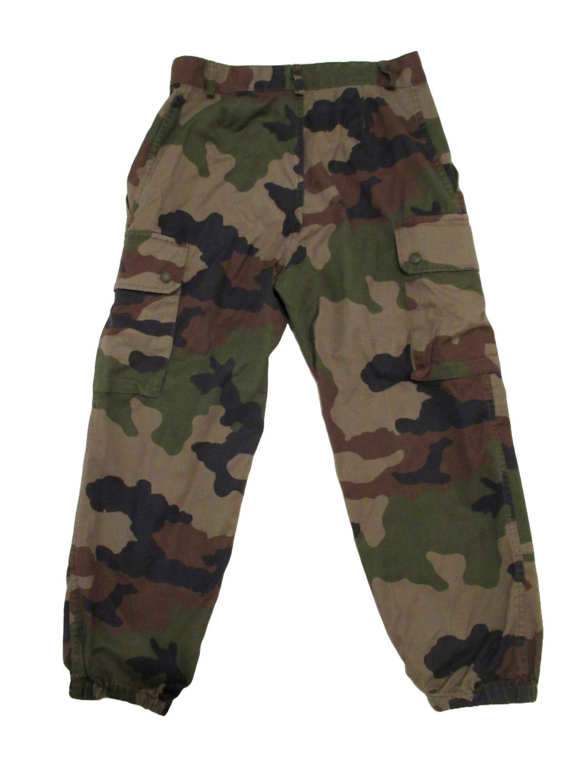Authentic French army camo trousers pants military ripstop cargo combat CCE wood