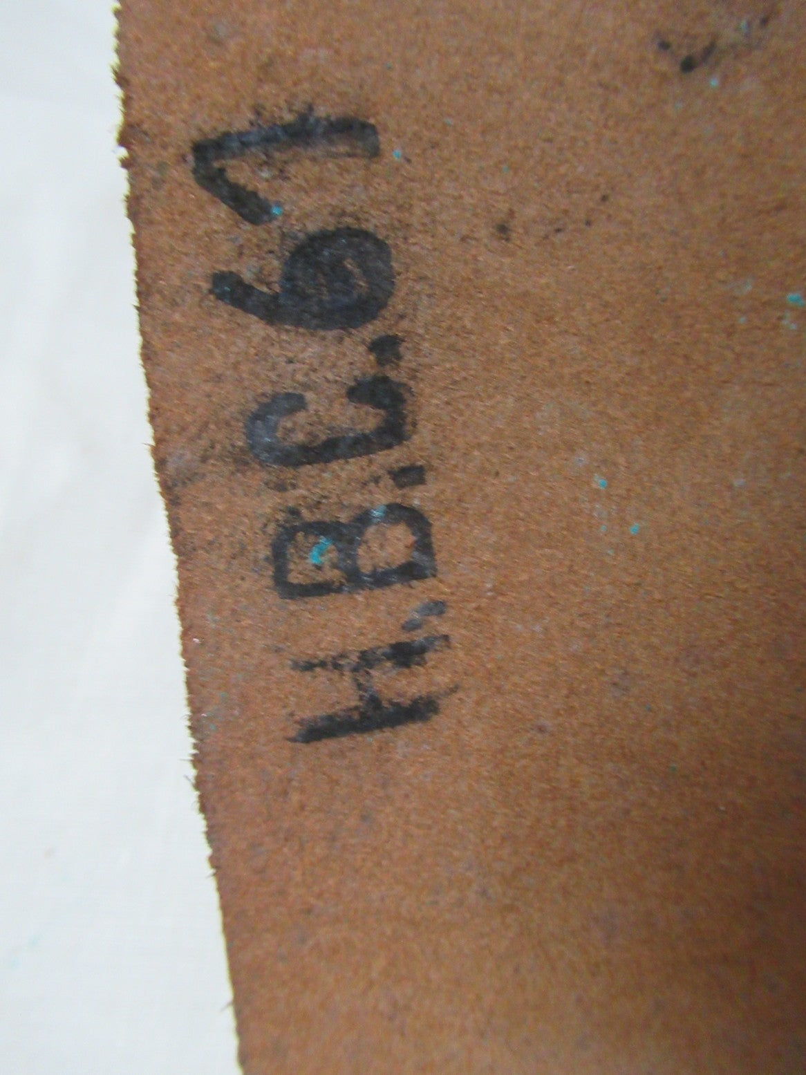 Vintage 1960s French army tan leather pistol holster M47 brown military