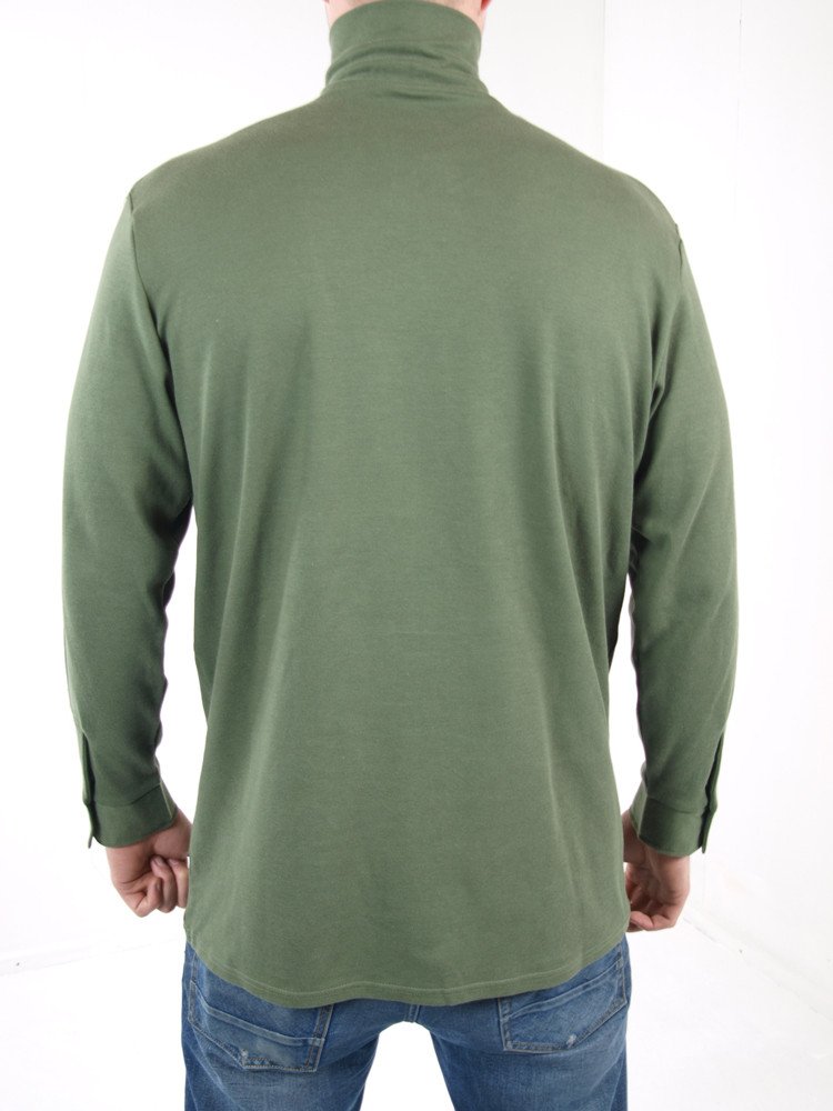 Vintage French army norgie top base layer under shirt olive undershirt olive underwear
