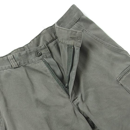 Vintage French army olive military shorts bermudas combat cargo khaki 1980s F2 pants trousers