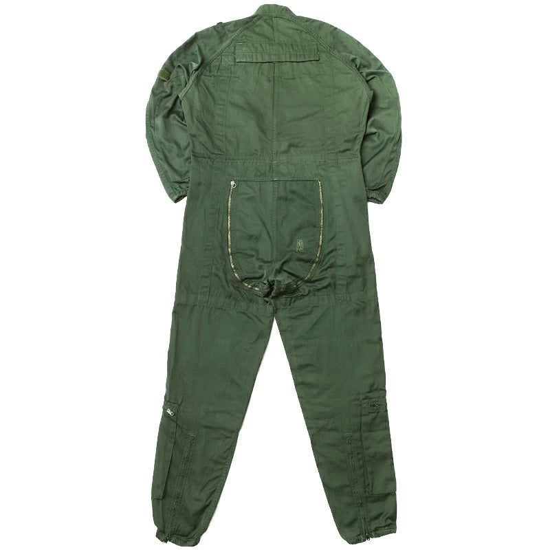 Vintage French army tanker jump suit coverall combi overall military boiler
