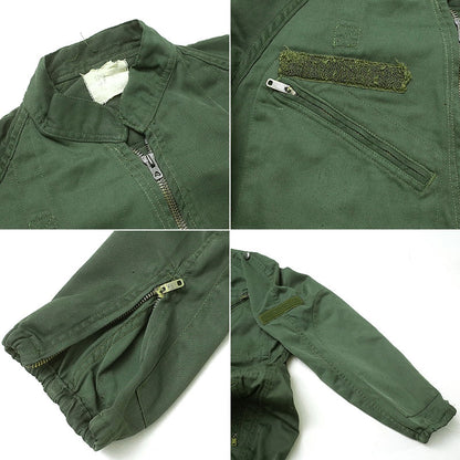 Vintage French army tanker jump suit coverall combi overall military boiler
