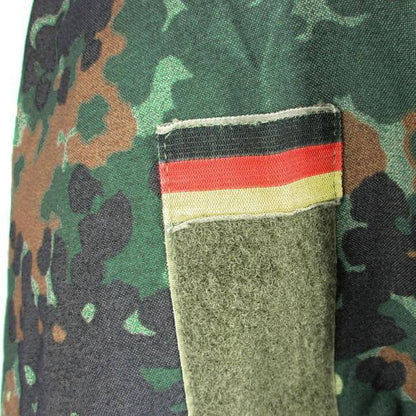 Authentic German Army Goretex  waterproof Parka military coat jacket Bundeswehr camouflage raincoat rain gear camo flecktarn