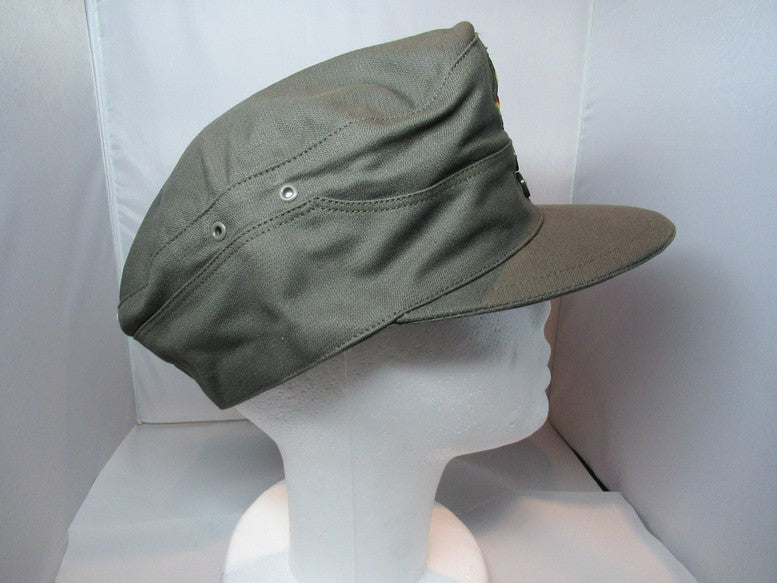 New German army moleskin cadet cap military hat bundeswehr olive khaki unissued