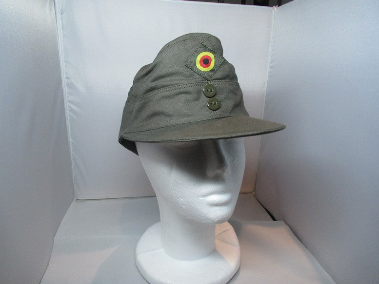 New German army moleskin cadet cap military hat bundeswehr olive khaki unissued