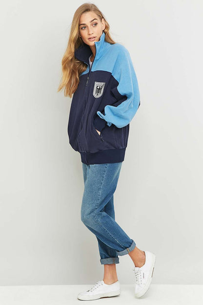 Vintage German Army Bundeswehr Tracksuit Top jacket coat hoody military  sweatshirt vintage retro women