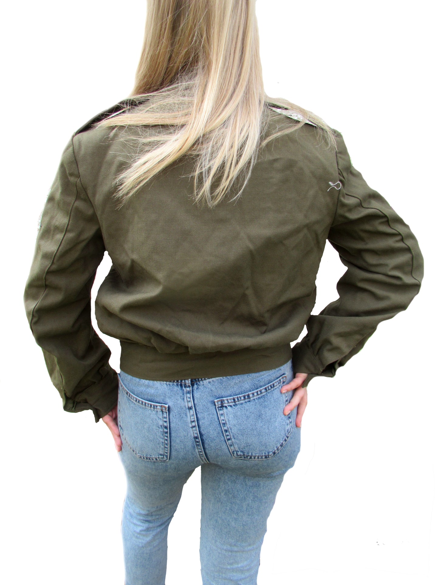 Vintage Greek Army ike jacket coat military olive khaki uniform 1960s- 1990s pale khaki