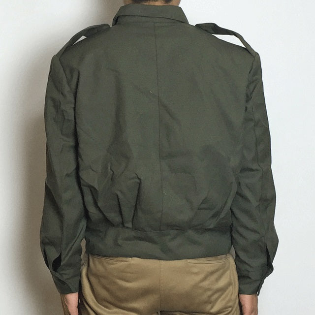 New Vintage Greek Army ike jacket coat military olive khaki uniform 1960s- 1990s unissued dark