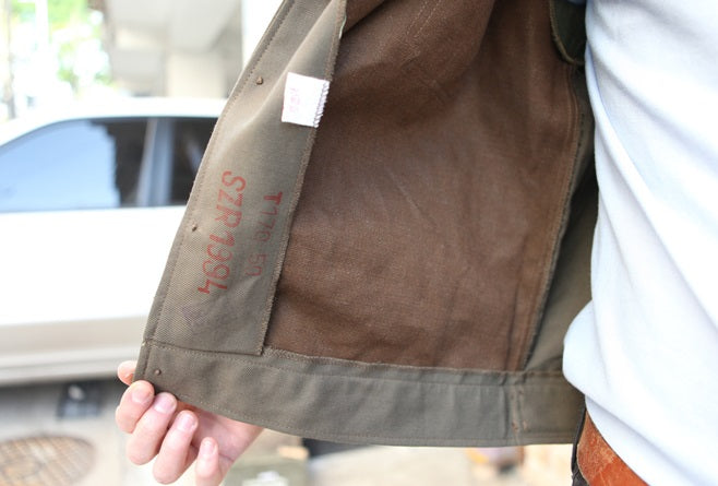 Vintage Hungarian communist ike jacket army coat eisenhower denim like soviet era