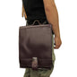 New Vintage Brown Leather Hungarian army communist document case map shoulder bag carrier military soviet era