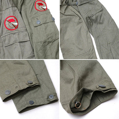 New Vintage East German Army Kampfgruppe fieldshirt jacket coat shirt NVA GDR DDR Communist military  Unissued