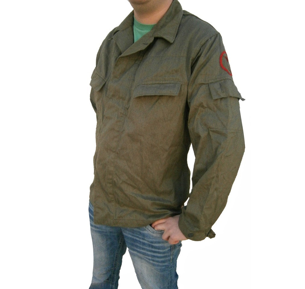 Vintage East German Army Kampfgruppe fieldshirt jacket coat shirt NVA GDR DDR Communist military