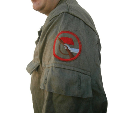 Vintage East German Army Kampfgruppe fieldshirt jacket coat shirt NVA GDR DDR Communist military