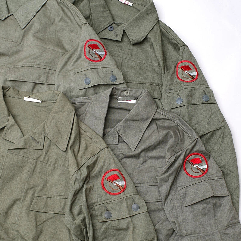 New Vintage East German Army Kampfgruppe fieldshirt jacket coat shirt NVA GDR DDR Communist military  Unissued