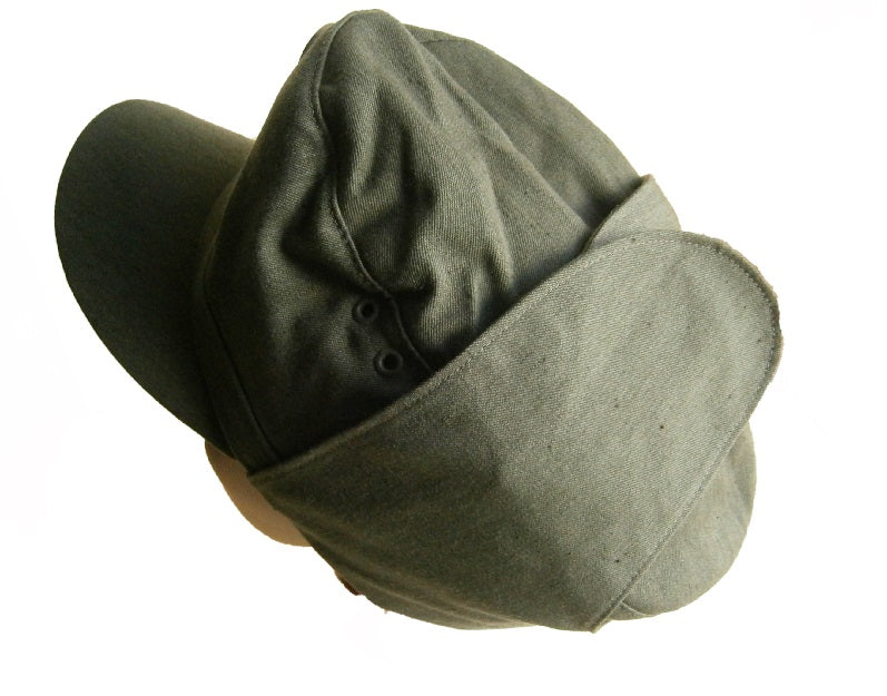 Vintage East German Kampfgruppen peaked cap hat army military communist Soviet DDR NVA MDI