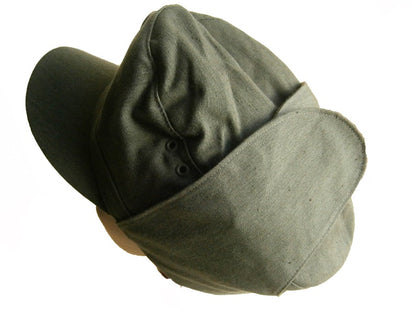 Vintage East German Kampfgruppen peaked cap hat army military communist Soviet DDR NVA MDI