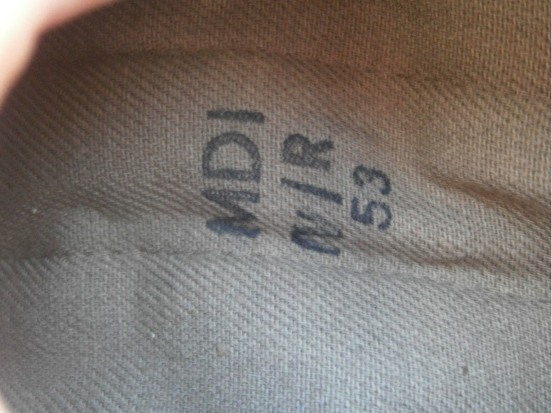 Vintage East German Kampfgruppen peaked cap hat army military communist Soviet DDR NVA MDI