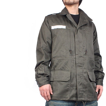New Unissued French army M64 olive field jacket combat coat surplus military retro urban vintage