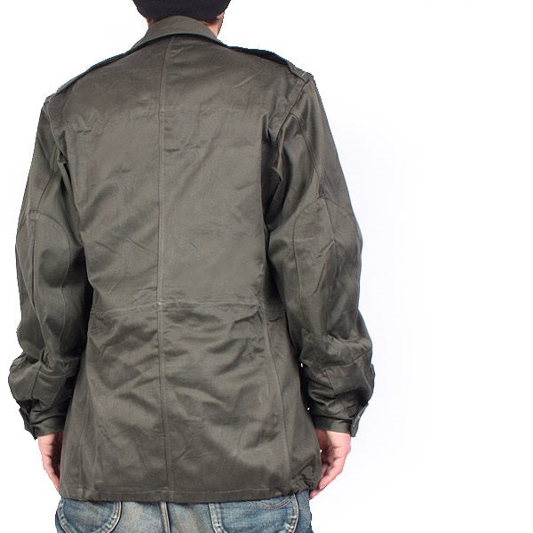 New Unissued French army M64 olive field jacket combat coat surplus military retro urban vintage