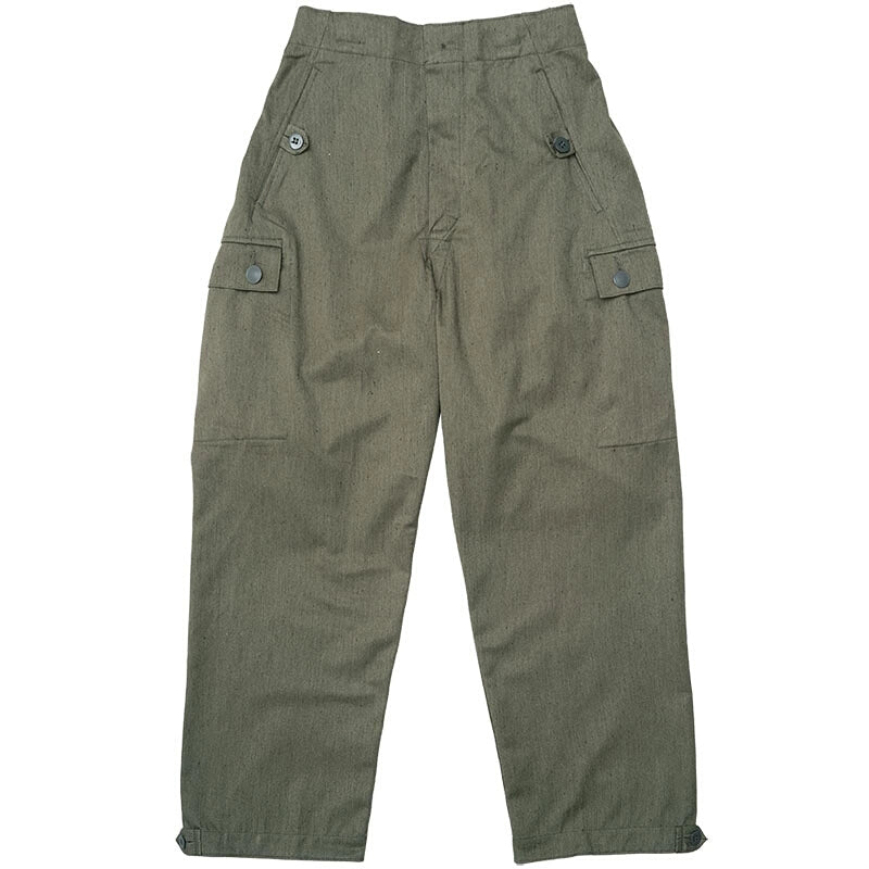 Unissued East German Kampfgruppe army combat trousers NVA DDR communist military cargo pants bottoms