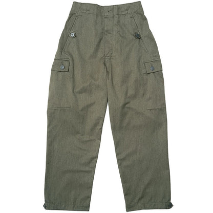 Unissued East German Kampfgruppe army combat trousers NVA DDR communist military cargo pants bottoms