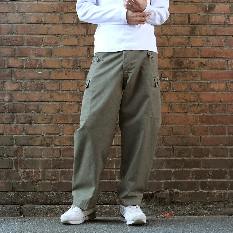 Unissued East German Kampfgruppe army combat trousers NVA DDR communist military cargo pants bottoms