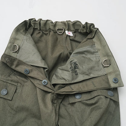 Unissued East German Kampfgruppe army combat trousers NVA DDR communist military cargo pants bottoms