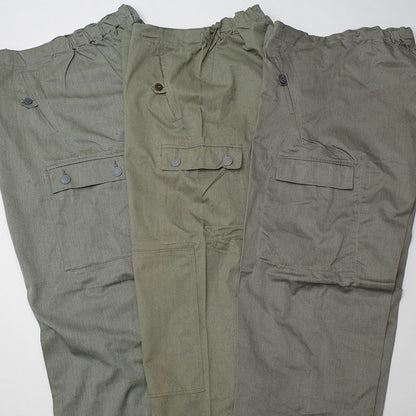 Unissued East German Kampfgruppe army combat trousers NVA DDR communist military cargo pants bottoms
