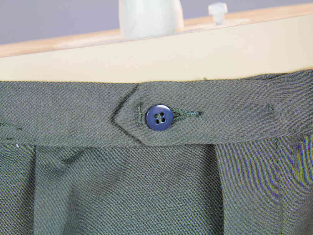 Unissued Vintage East German Grey dress breeches trousers pants communist NVA DDR GDR military bottoms Soviet Era jodhpurs riding trousers