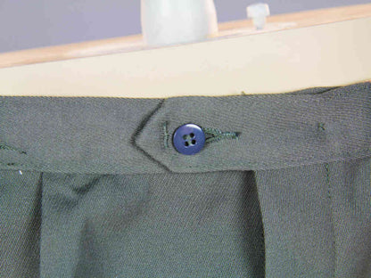Unissued Vintage East German women's Grey dress breeches trousers pants communist NVA DDR GDR military bottoms Soviet Era jodhpurs riding