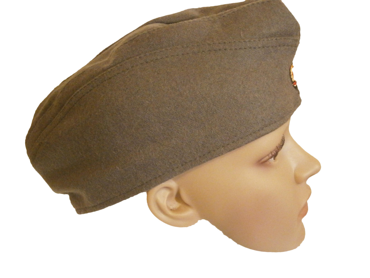 New East German army wool garrison cap side hat NVA DDR Soviet Era Communist forage GDR