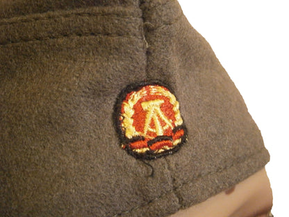 New East German army wool garrison cap side hat NVA DDR Soviet Era Communist forage GDR