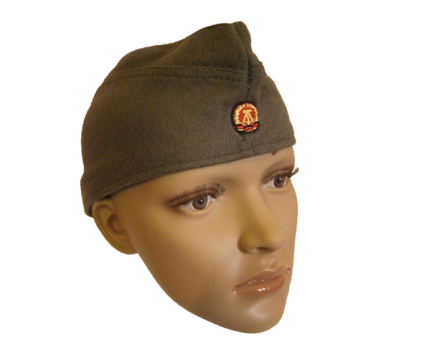New East German army wool garrison cap side hat NVA DDR Soviet Era Communist forage GDR