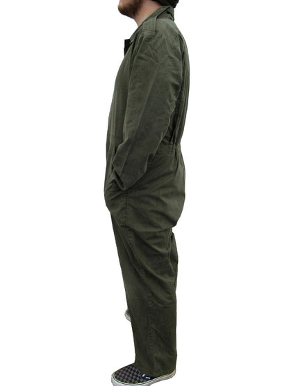 Vintage Dutch army mechanics boiler suit coverall combi overall military jumpsuit overall