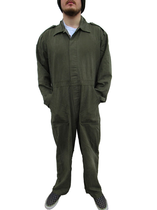 Vintage Dutch army mechanics boiler suit coverall combi overall military jumpsuit overall