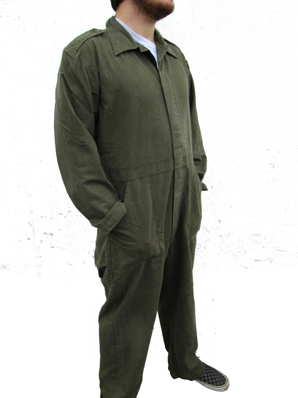 Vintage Dutch army mechanics boiler suit coverall combi overall military jumpsuit overall