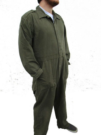 Vintage Dutch army mechanics boiler suit coverall combi overall military jumpsuit overall