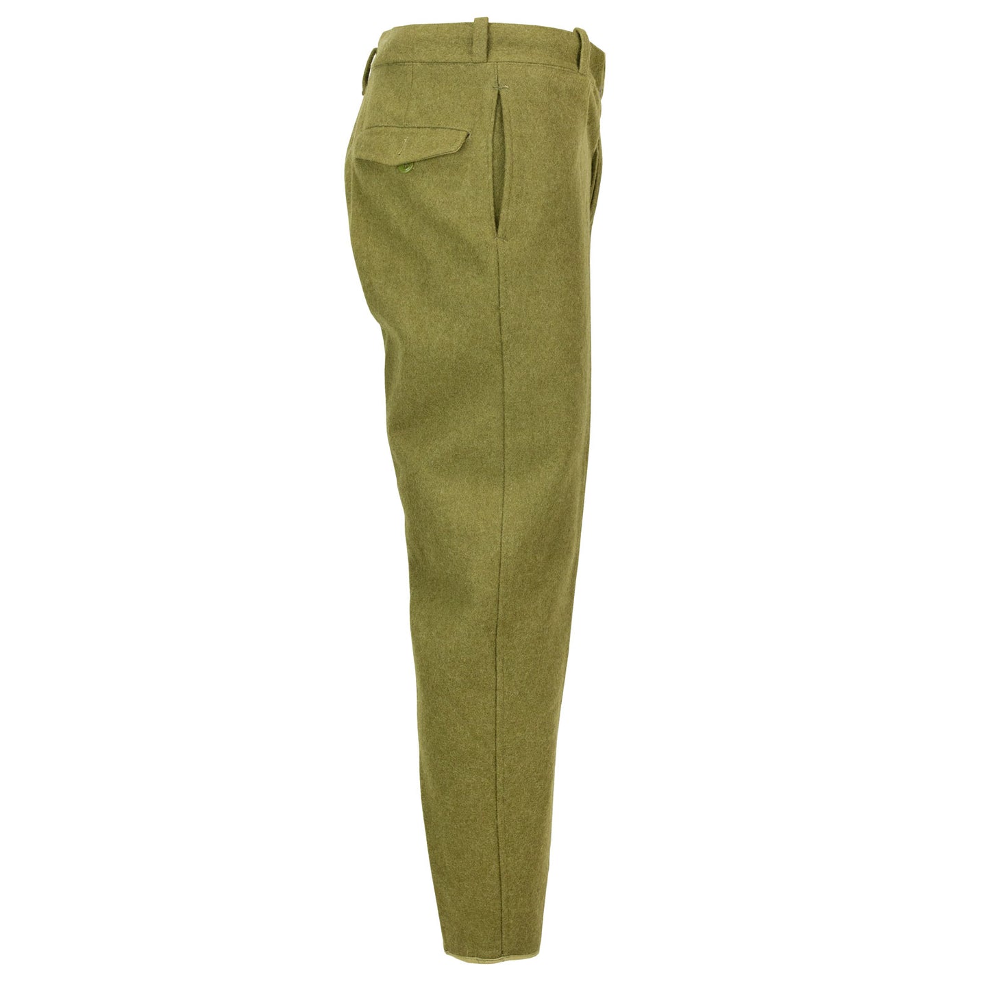 Vintage Soviet Era Romanian Army Wool Trousers Communist Pants Military Khaki stirrups