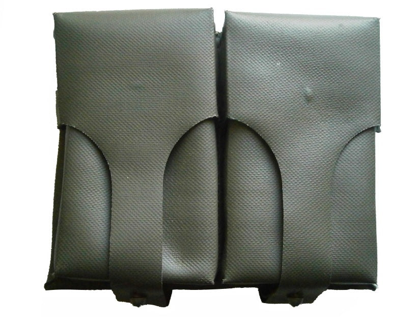 New Vintage German army rubberised ammo double belt pouch military ammunition