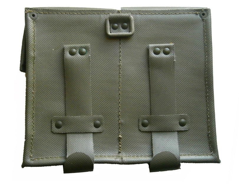 New Vintage German army rubberised ammo double belt pouch military ammunition
