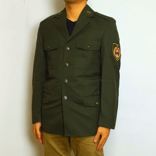 Vintage Unissued 1990s Slovakian Army olive Dress Jacket Military Blazer Parade uniform coat Slovak