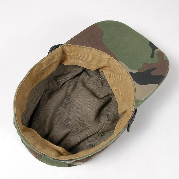 authentic Slovakian army cadet peaked cap beret military hat woodland camouflage camo baseball