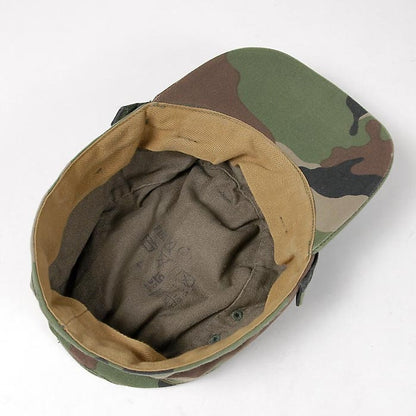 authentic Slovakian army cadet peaked cap beret military hat woodland camouflage camo baseball