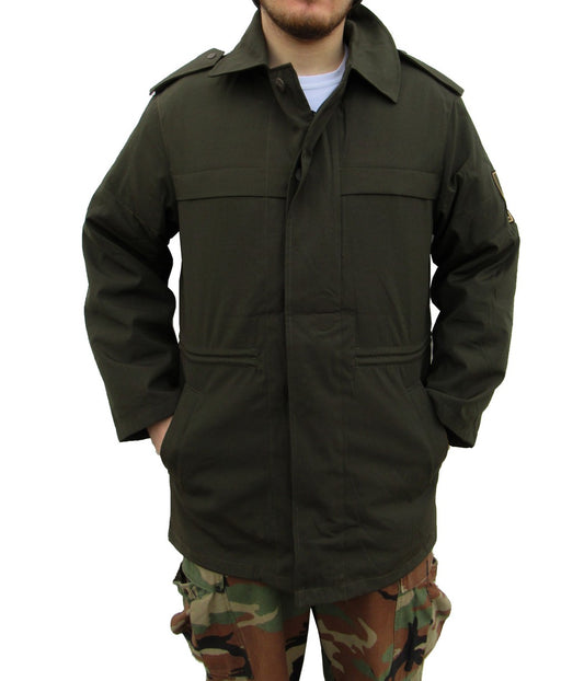 Vintage Slovakian army M98 combat parka jacket coat military olive drab