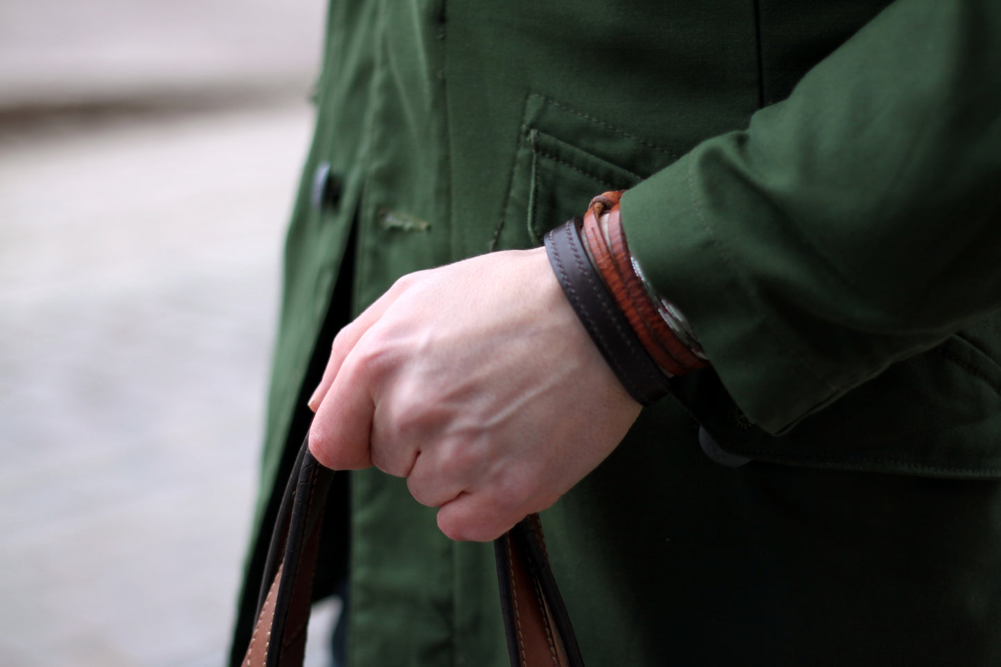 New Vintage 1960s 1970s Swedish Army jacket M59 military coat combat field green unissued olive