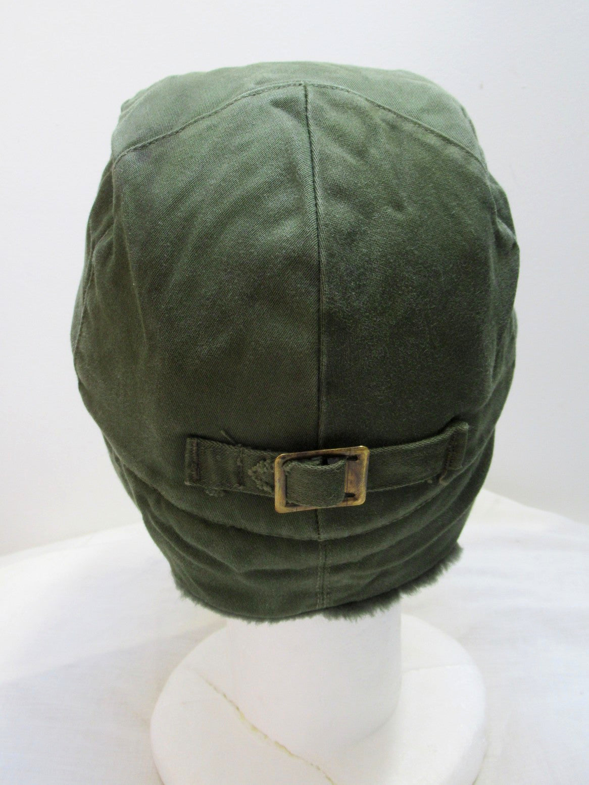 Vintage  Swedish army M59 lined winter hat cap military cold weather 1960s-1970s ear flaps