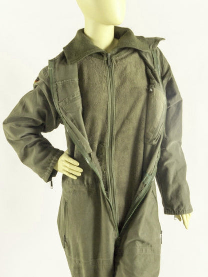 Authentic German army lined tanker jump suit coverall combi overall military Bundeswehr boiler overall